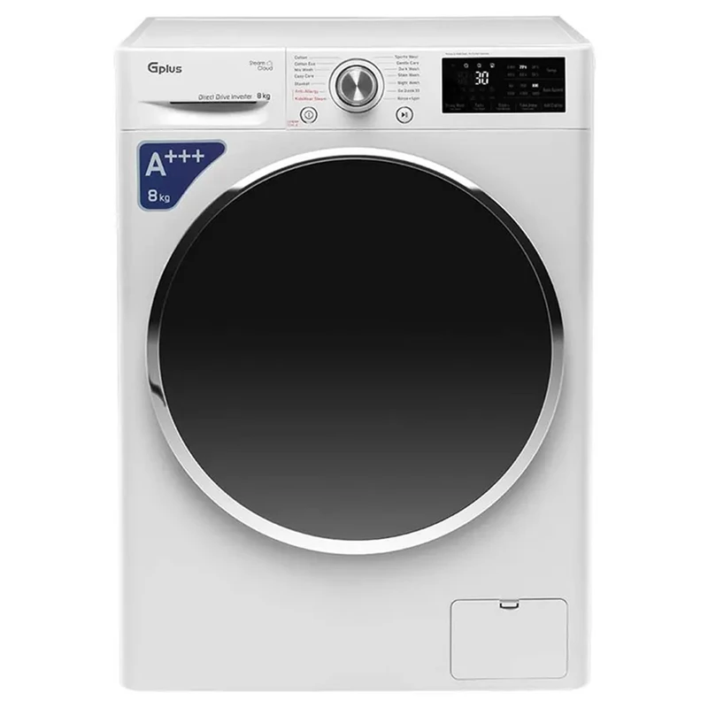 ماشین لباسشویی جی پلاس مدل GWM-R88W.KTL