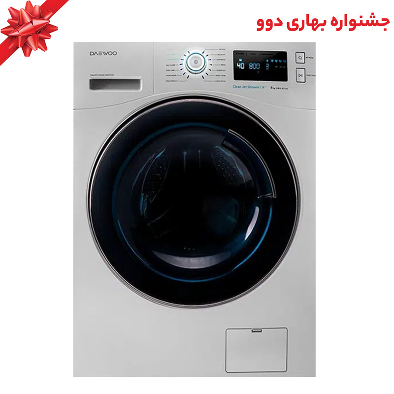 ماشین لباسشویی 9 کیلویی دوو مدل LM-981W - رنگ سفید