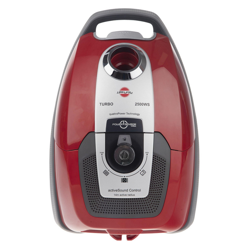 جاروبرقی پارس خزر مدل Turbo 2500WS-رنگ قرمز