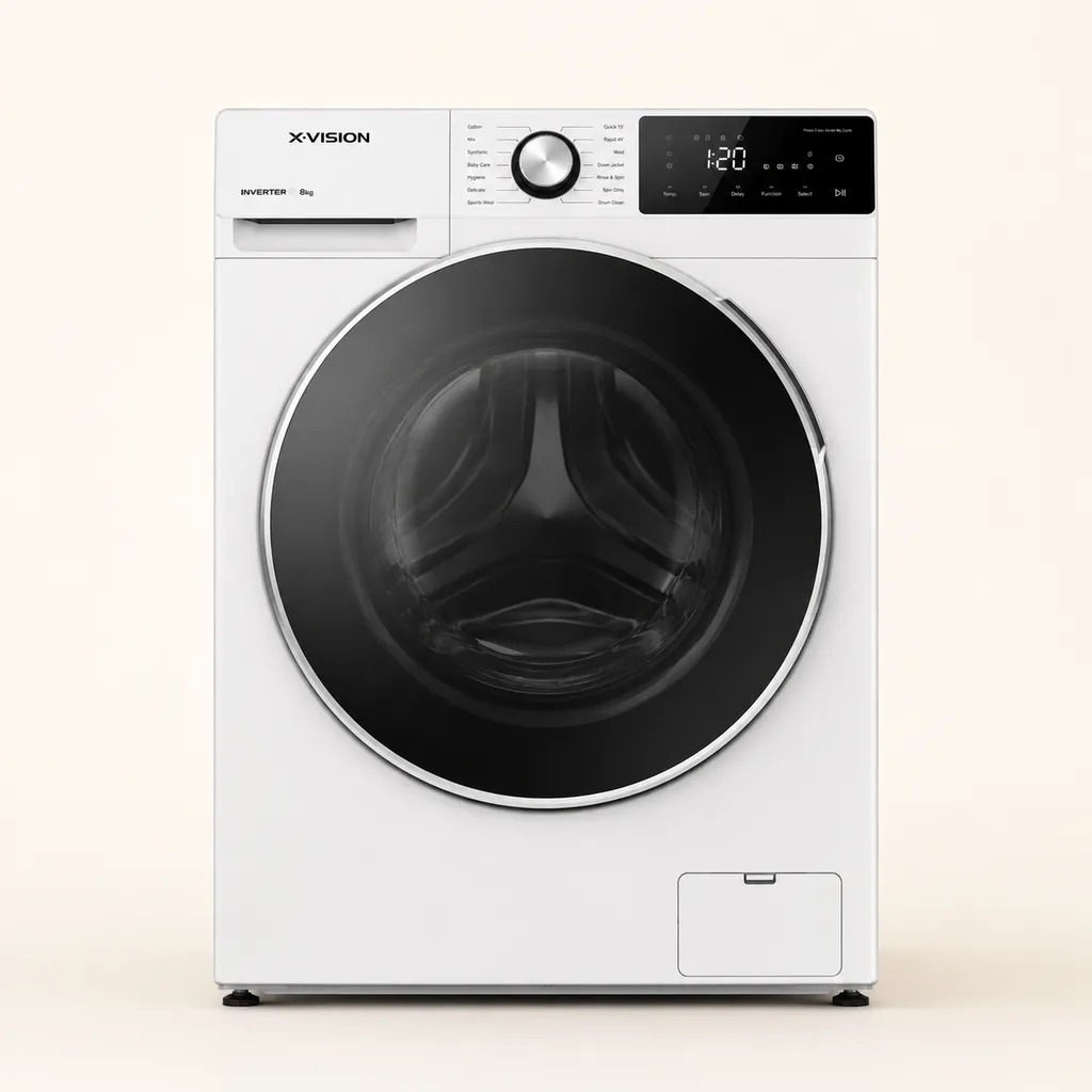 ماشین لباسشویی 9 کیلوگرمی ایکس ویژن مدل TF94-AWBL
