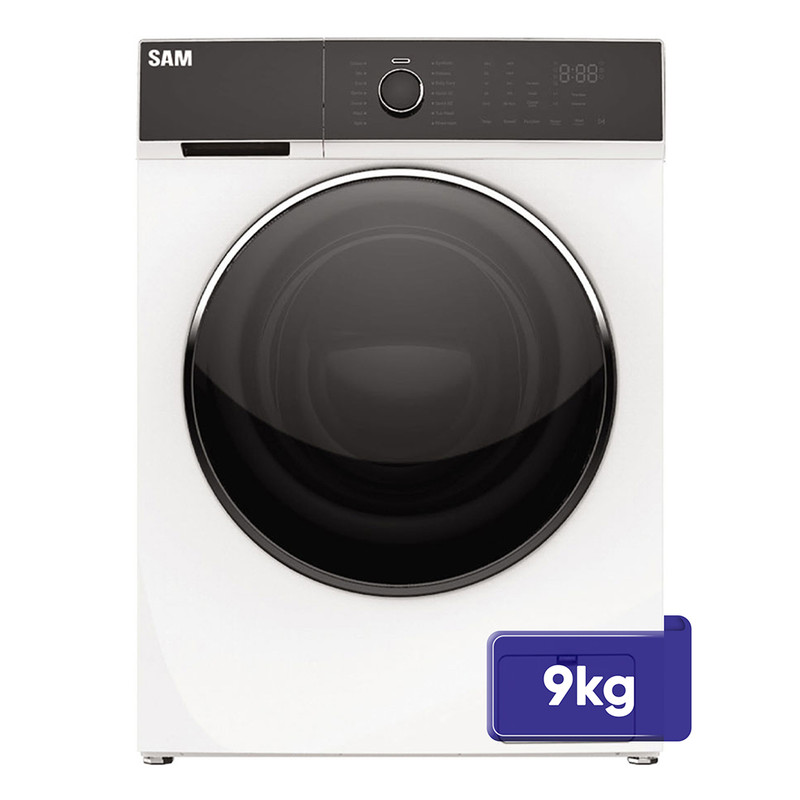 ماشین لباسشویی 9 کیلویی سام مدل DD-P1482 رنگ سفید