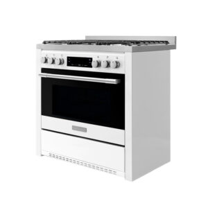 اجاق گاز 5 شعله دوو DGC5-2112n رنگ سفید با رویه استیل