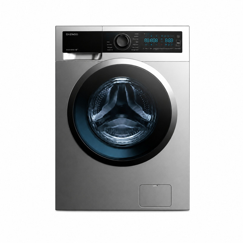لباسشویی 9 کیلویی دوو مدل LM-9140 رنگ سیلور