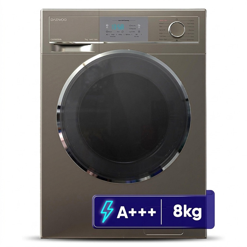 ماشین لباسشویی 8 کیلویی دوو LM830 رنگ سفید