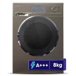 ماشین لباسشویی 8 کیلویی دوو LM830 رنگ سیلور