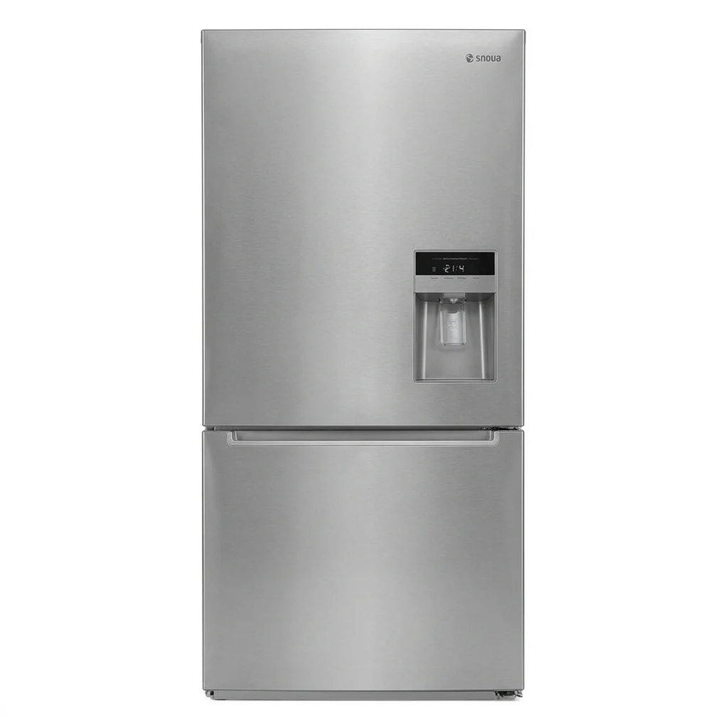 یخچال پایین فریزر اسنوا SBDi-L300 رنگ سیلور