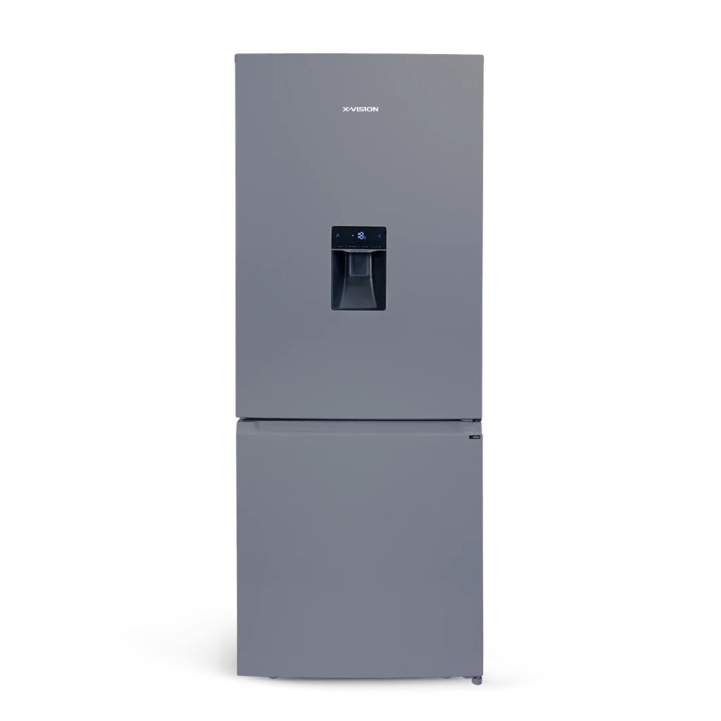 یخچال پایین فریزر ایکس ویژن HB470 رنگ سیلور