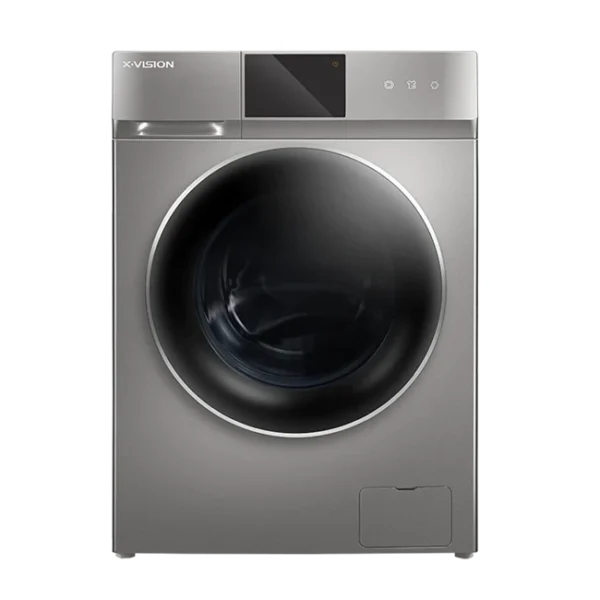 ماشین لباسشویی 10 کیلویی ایکس ویژن TX102 رنگ سیلور