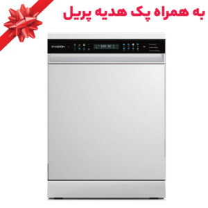 ماشین ظرفشویی ایکس ویژن M160 رنگ سفید