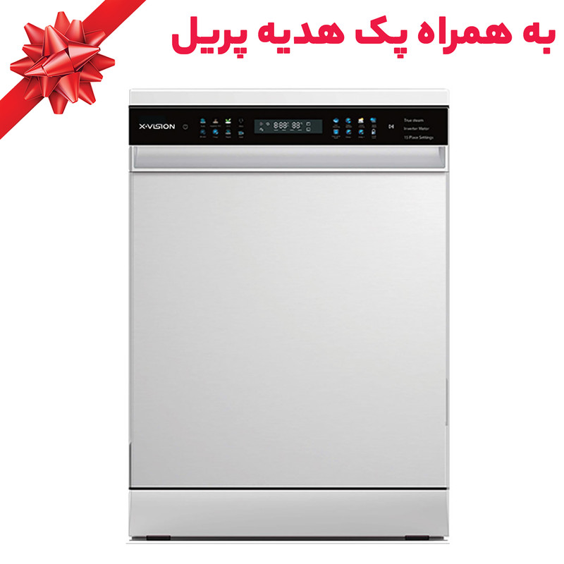 ماشین ظرفشویی ایکس ویژن M160 رنگ سفید