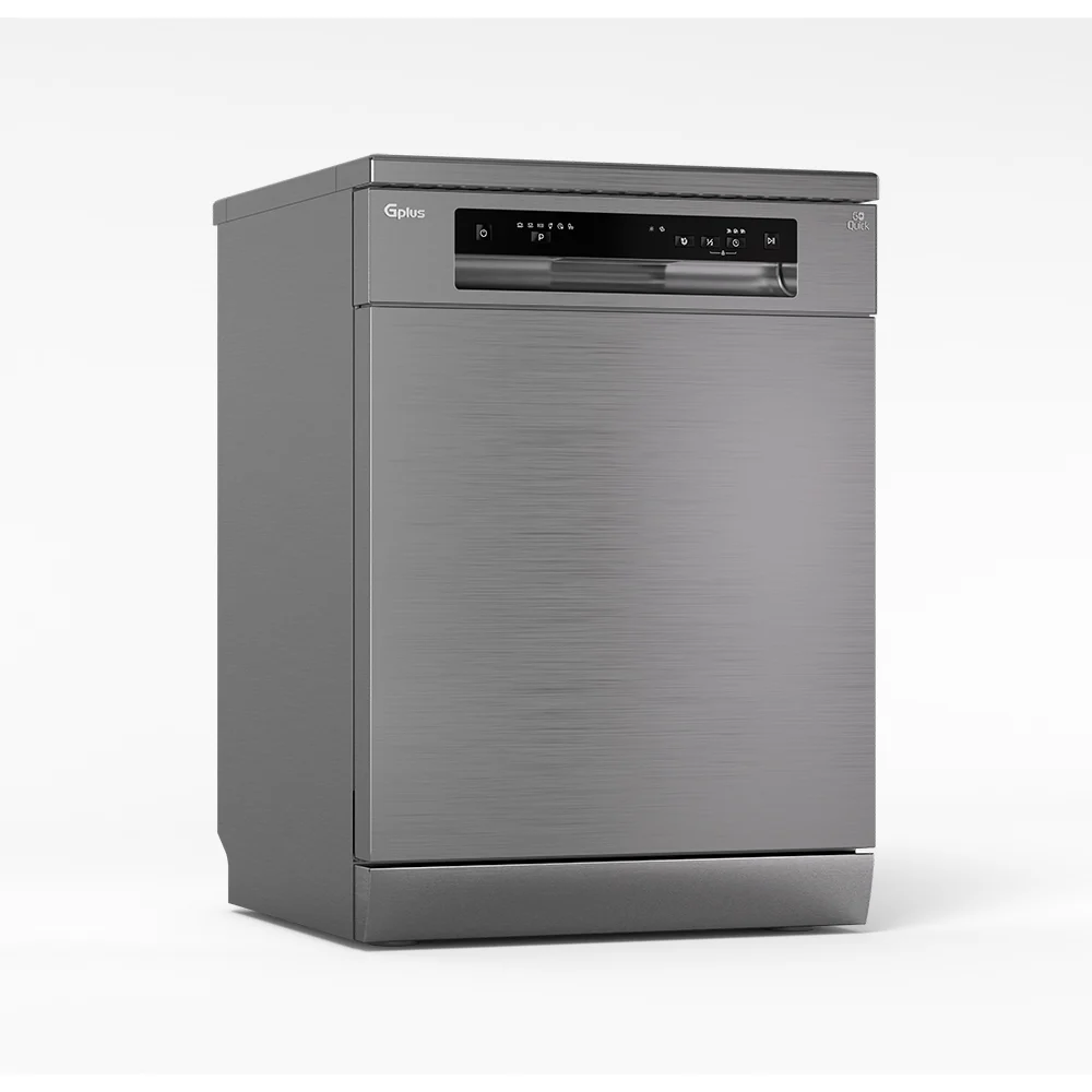 ماشین ظرفشویی جی پلاس GDW-R5673 رنگ سیلور