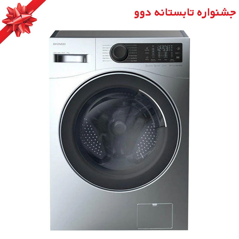 لباسشویی 9 کیلویی دوو مدل LM-990 رنگ سیلور