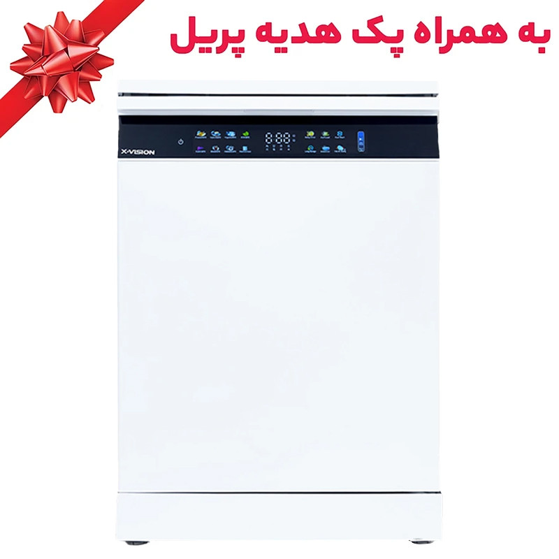 ماشین ظرفشویی ایکس ویژن S160 رنگ سفید