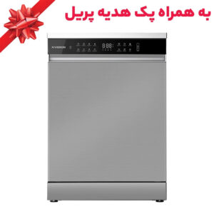 ماشین ظرفشویی ایکس ویژن S150 رنگ سیلور