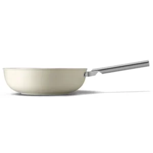 ماهیتابه وک اسمگ رنگ کرم مدل CKFW3001CRM سایز 30 سانتی متر