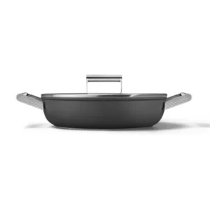 ماهیتابه اسمگ رنگ مشکی مدل CKFD2811 سایز 28 سانتی متر