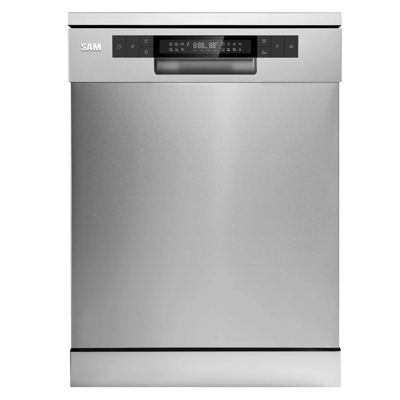 ماشین ظرفشویی سام مدل DW-186 رنگ سیلور