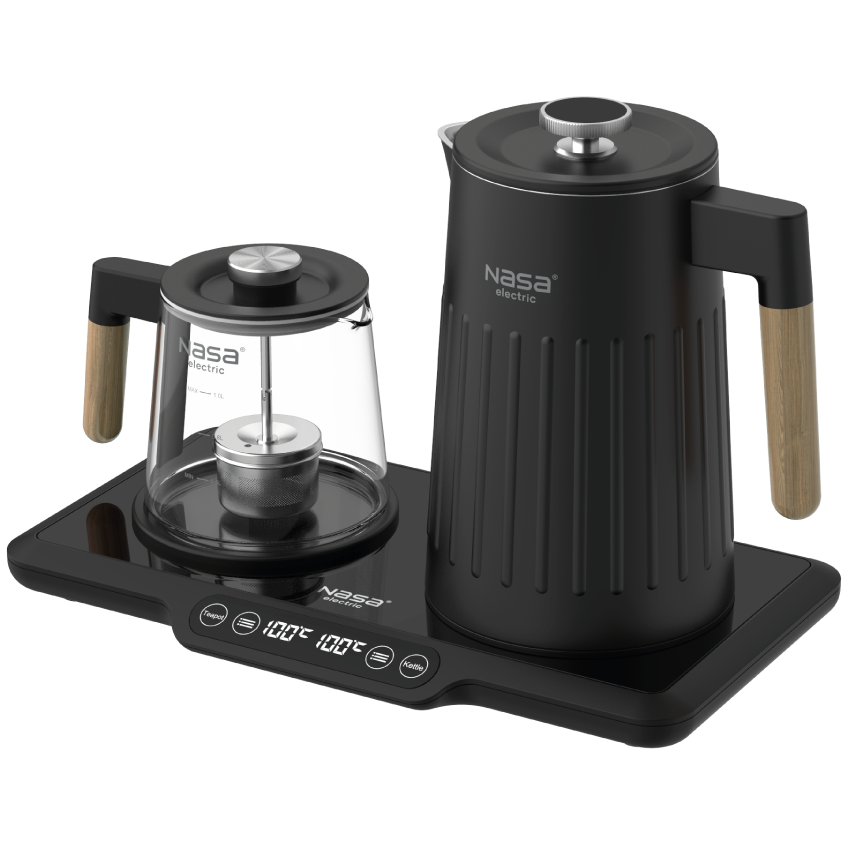 چای ساز ناسا الکتریک مدل NS-521 رنگ مشکی و استیل