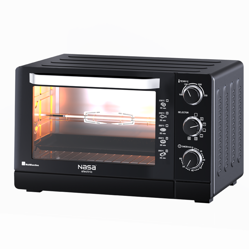 آون توستر ناسا الکتریک مدل NS-2040 رنگ مشکی