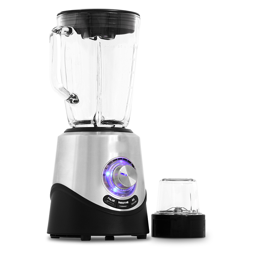 مخلوط کن و آسیاب ناسا الکتریک مدل NS-929 رنگ نقره ای و مشکی