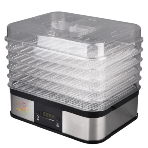 میوه خشک کن ناسا الکتریک مدل NS-1163 رنگ نقره ای و مشکی