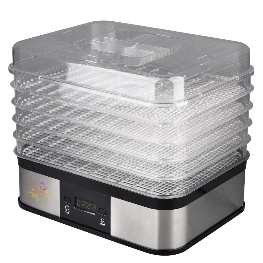 میوه خشک کن ناسا الکتریک مدل NS-1163 رنگ نقره ای و مشکی