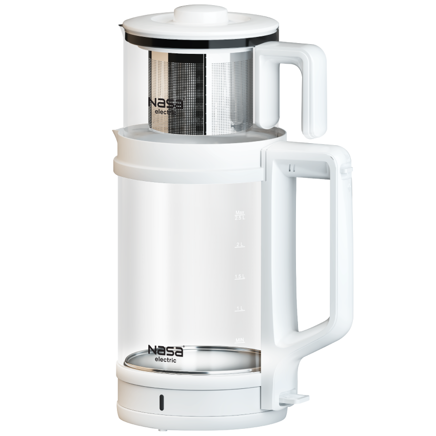 چای ساز ناسا الکتریک مدل NS-523 رنگ مشکی و طوسی