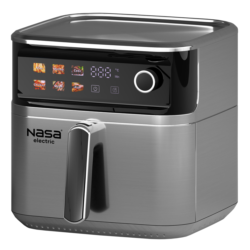 سرخ کن ناسا الکتریک مدل NS-813 رنگ استیل